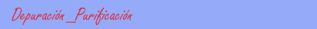 sinónimo de Depuración_Purificación