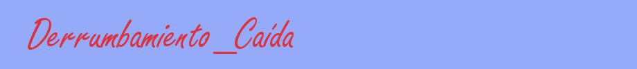 sin&oacute;nimo de Derrumbamiento_Caída