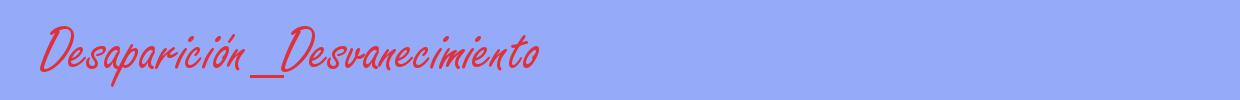 sinónimo de Desaparición_Desvanecimiento