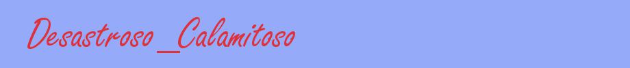 sinónimo de Desastroso_Calamitoso