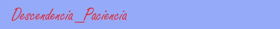 sinónimo de Descendencia_Paciencia