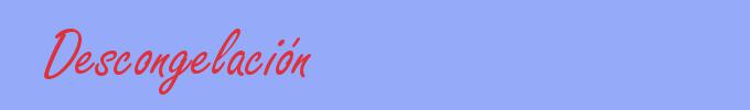 sinónimo de Descongelación