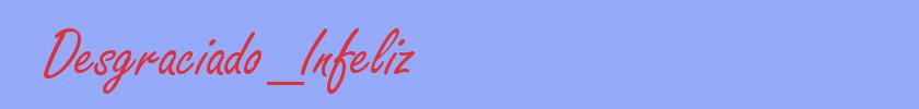 sinónimo de Desgraciado_Infeliz