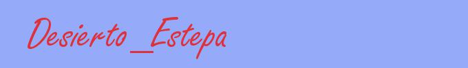 sinónimo de Desierto_Estepa