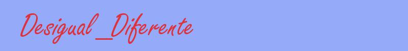 sinónimo de Desigual_Diferente