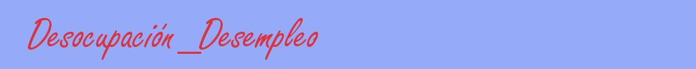 sinónimo de Desocupación_Desempleo