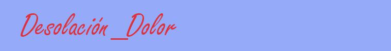 sinónimo de Desolación_Dolor