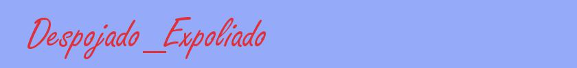 sinónimo de Despojado_Expoliado