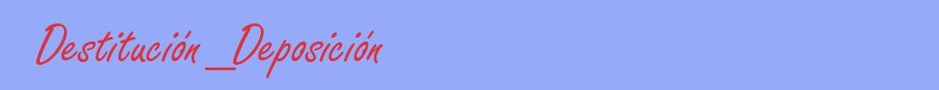 sinónimo de Destitución_Deposición