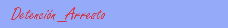sinónimo de Detención_Arresto