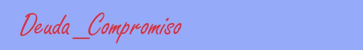 sinónimo de Deuda_Compromiso