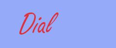 sinónimo de Dial