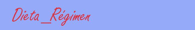 sinónimo de Dieta_Régimen