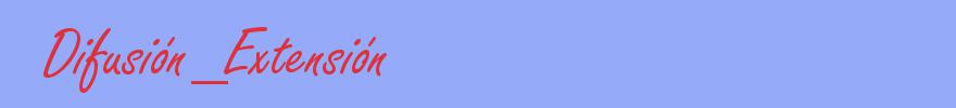 sinónimo de Difusión_Extensión