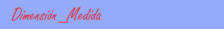 sinónimo de Dimensión_Medida