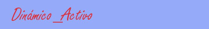 sinónimo de Dinámico_Activo