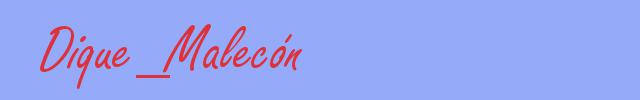 sinónimo de Dique_Malecón