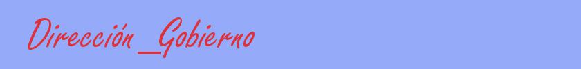 sinónimo de Dirección_Gobierno