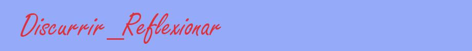 sinónimo de Discurrir_Reflexionar
