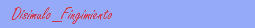 sinónimo de Disimulo_Fingimiento
