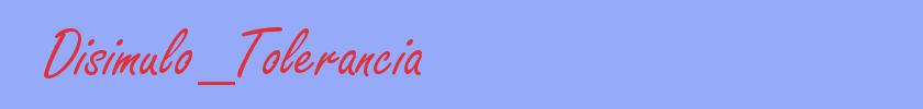 sinónimo de Disimulo_Tolerancia