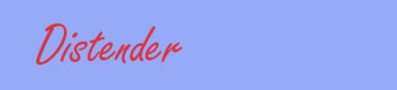 sinónimo de Distender