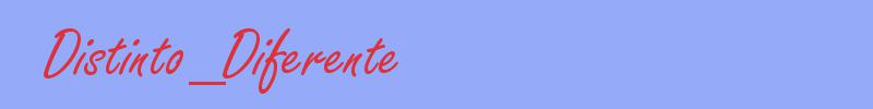 sinónimo de Distinto_Diferente