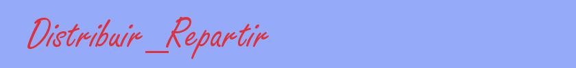 sinónimo de Distribuir_Repartir