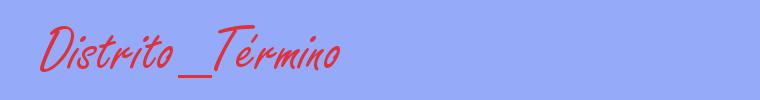 sinónimo de Distrito_Término