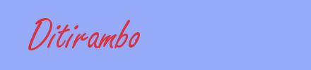 sinónimo de Ditirambo