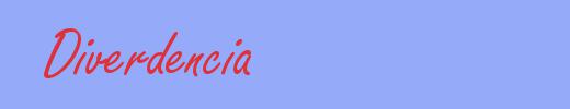 sinónimo de Diverdencia