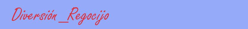 sinónimo de Diversión_Regocijo