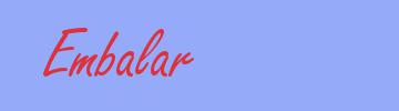 sinónimo de Embalar
