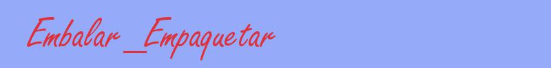 sinónimo de Embalar_Empaquetar