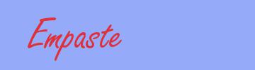 sinónimo de Empaste