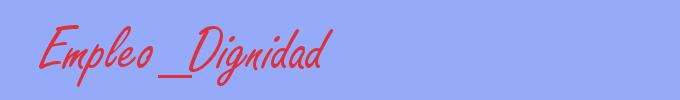 sinónimo de Empleo_Dignidad