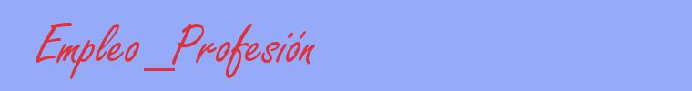 sinónimo de Empleo_Profesión