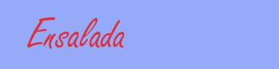 sin&oacute;nimo de Ensalada