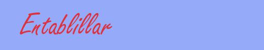 sinónimo de Entablillar
