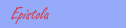 sinónimo de Epístola