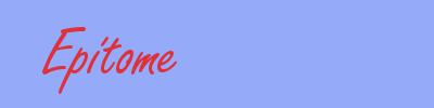 sinónimo de Epítome
