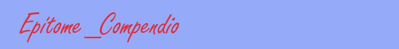 sinónimo de Epítome_Compendio