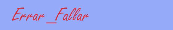 sinónimo de Errar_Fallar