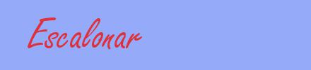sinónimo de Escalonar