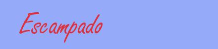 sinónimo de Escampado