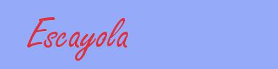 sinónimo de Escayola