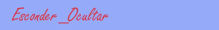 sinónimo de Esconder_Ocultar