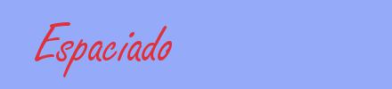 sinónimo de Espaciado