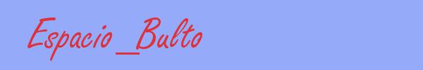 sinónimo de Espacio_Bulto