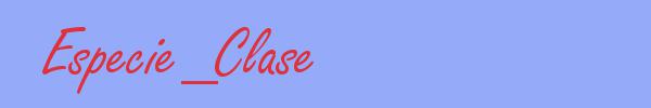 sinónimo de Especie_Clase